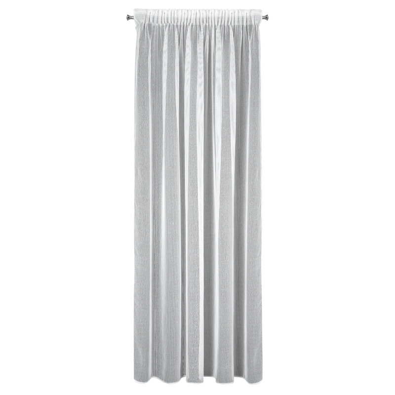Firana gotowa biała 140 x 300 cm – rozprasza światło