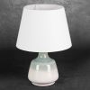 Lampa stołowa Liana kremowa O 20 x 37 cm – tworzy przytulną atmosferę