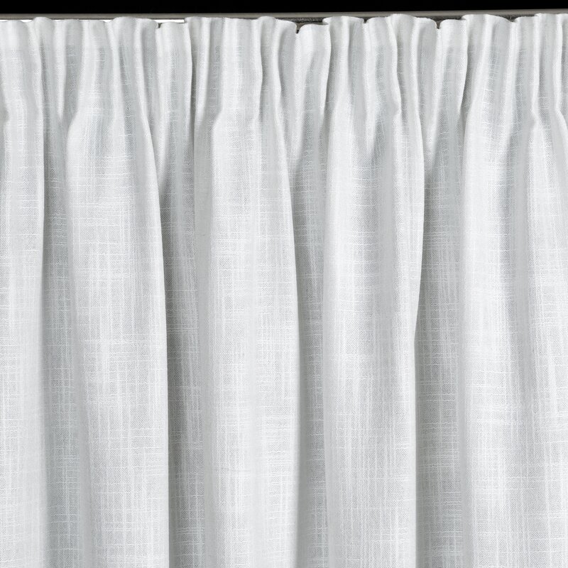 Zasłona gotowa Rosi biała 140 x 270 cm – rozjaśnia wnętrze