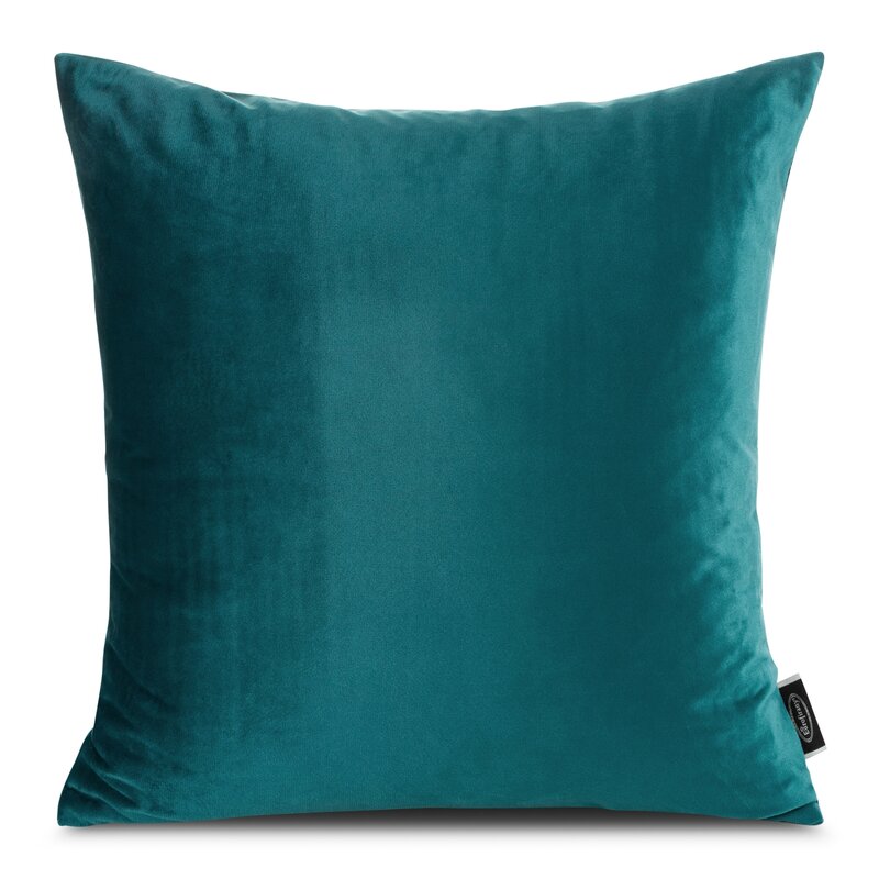 Poszewka velvet Madie 2 ciemnoturkusowa 45 x 45 cm – doda szyku Twojej sofie