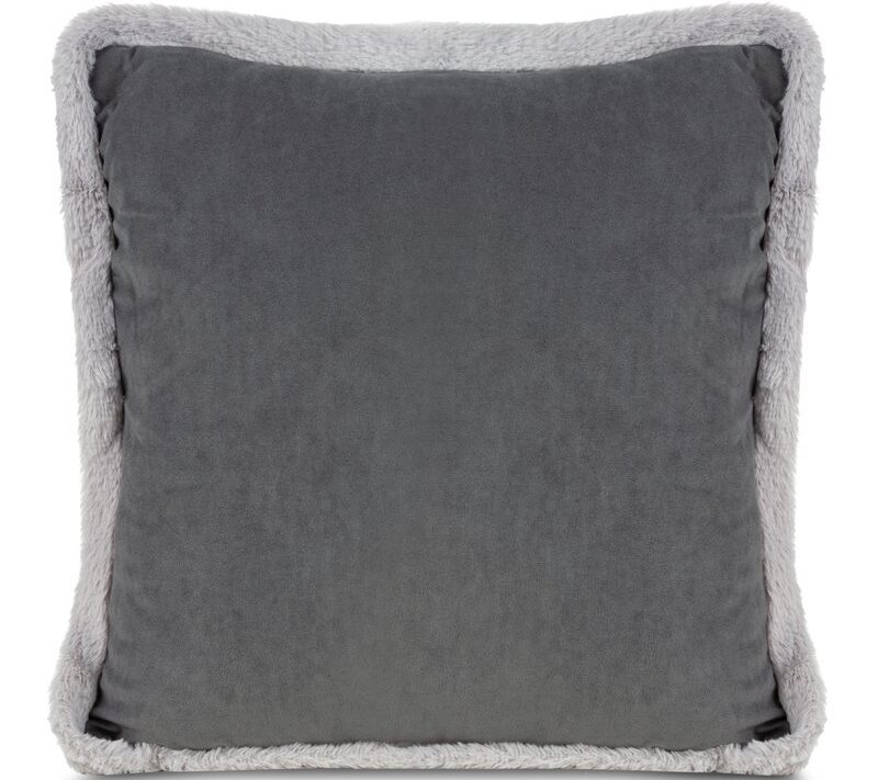 Poszewka świąteczna stalowa 45 x 45 cm – elegancki design