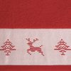 RĘCZNIK ŚWIATECZNY NOEL02 70 X 140 CM CZERWONY
