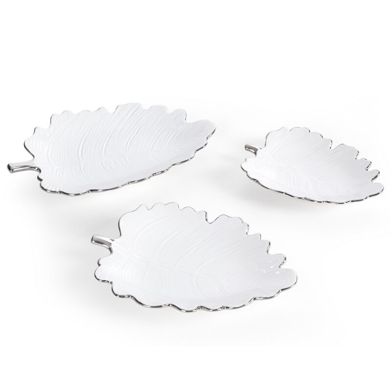 Patera ceramiczna Alma biała 30 X 14 X 4 cm – idealna na stół i komodę