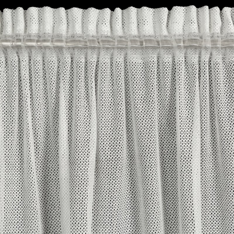Zasłona gotowa Aleksa biała 140 x 270 cm – rozjaśnia wnętrze