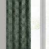 Zasłona gotowa ciemnozielona 135 x 250 cm – zaciemniająca sypialnię