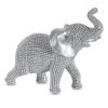 Figurka ceramiczna Eldo srebrna 17 X 6 X 13 cm – pięknie odbija światło