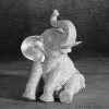 Figurka ceramiczna Eldo srebrna 14 x 12 x 18 cm – doda blasku wnętrzu