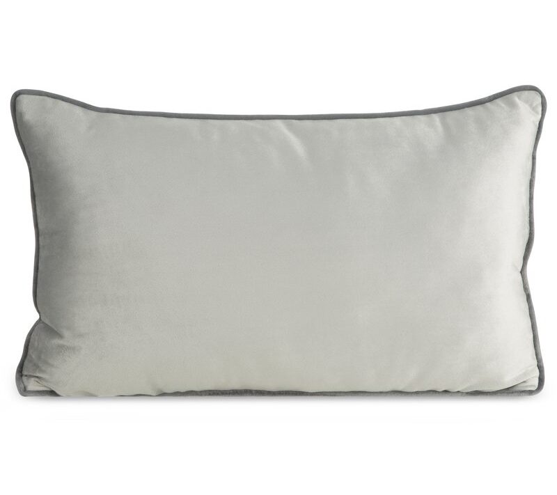 Poszewka velvet Melia 2 srebrna 30 x 50 cm – dodaje blasku wnętrzu