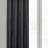 Zasłona gotowa Nita czarna 140 x 250 cm – pełne zaciemnienie