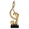 Figurka ceramiczna EVAN stalowa 13 X 30 X 25 CM – do salonu i gabinetu