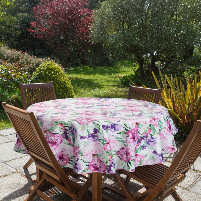 Obrus tarasowy Garden różowy o 150 cm – doda świeżości