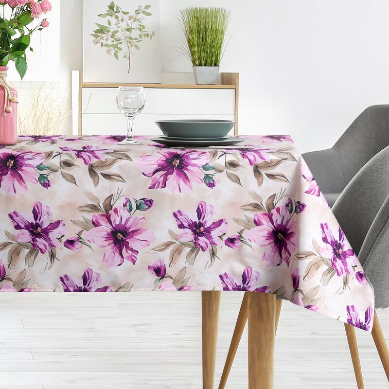 Obrus Garden kremowy 140 x 220 cm – idealny na taras