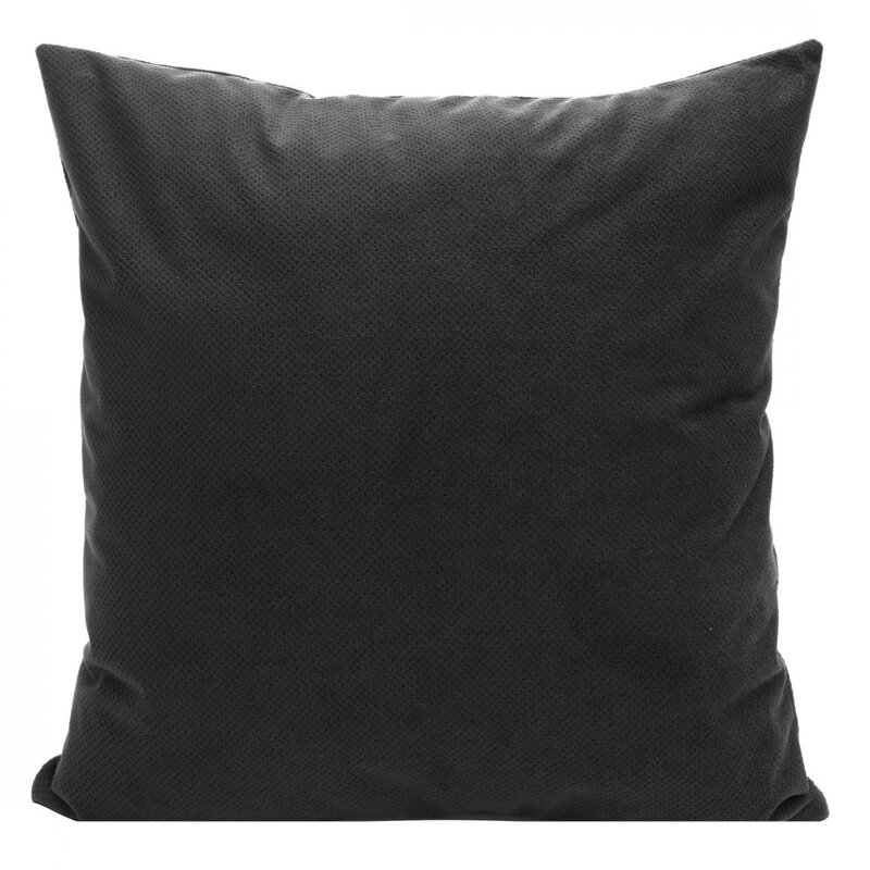 Poszewka Milo czarna 45 x 45 cm – dodaje elegancji wnętrzu