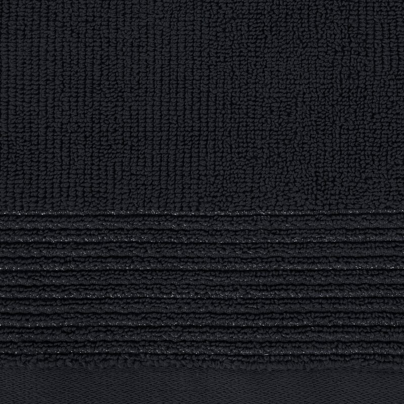 Ręcznik Lari czarny 70 x 140 cm – miękki i chłonny