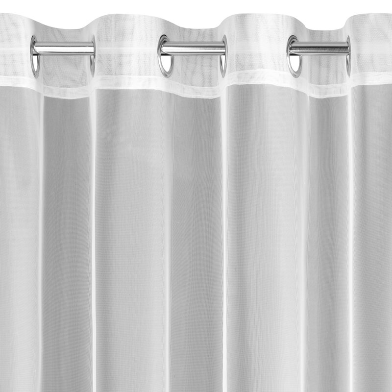 Firana gotowa Isari biały 350 x 250 cm – rozjaśnia wnętrze