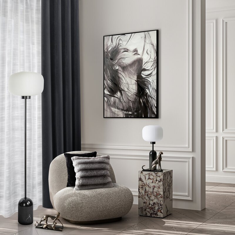 Poszewka futrzana Lucy biała 45 x 45 cm – doda przytulności