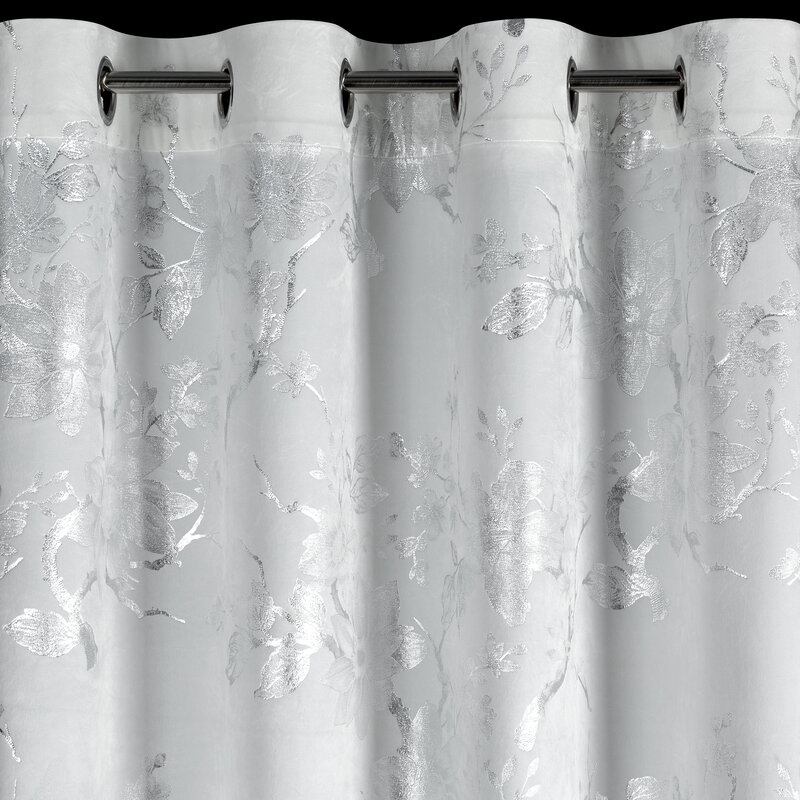 Zasłona gotowa Celia biała 140 X 250 cm – rozświetla wnętrze