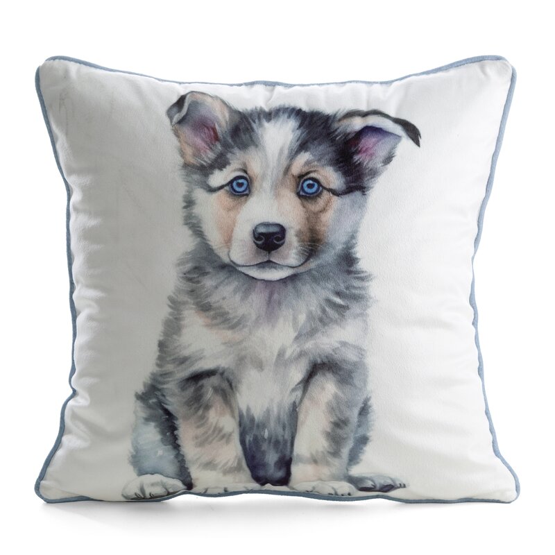Poszewka velvet animal biała 45 x 45 cm – wprowadza ciepło