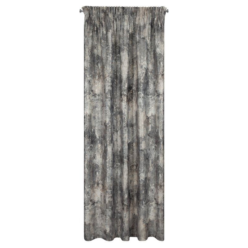 Zasłona gotowa srebrna 140 x 270 cm – zaciemniająca welwetowa