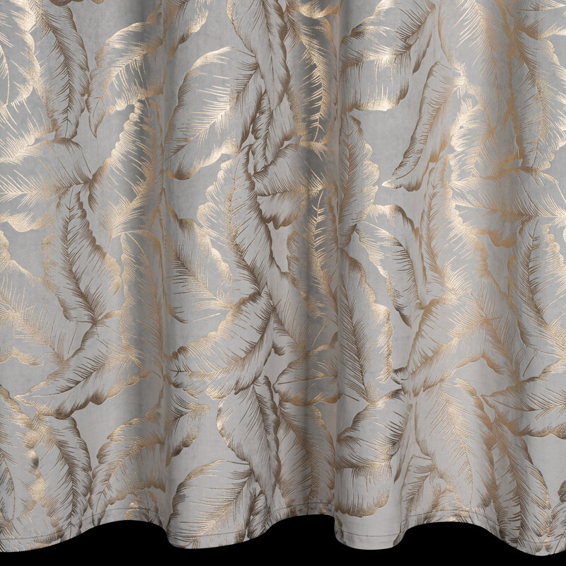 Zasłona gotowa Milena srebrna 140 x 250 cm – luksusowy blask