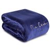 Koc Pierre Cardin granatowy 160 x 220 cm – idealny na kanapę