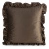 Poszewka velvet Brenda brązowa 45 x 45 cm – doda przytulności