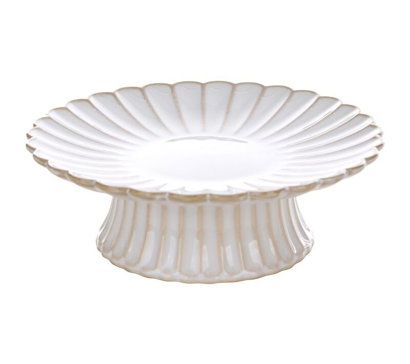 Patera ceramiczna Avril kremowa fi 18 X 6 cm – na owoce i ozdoby