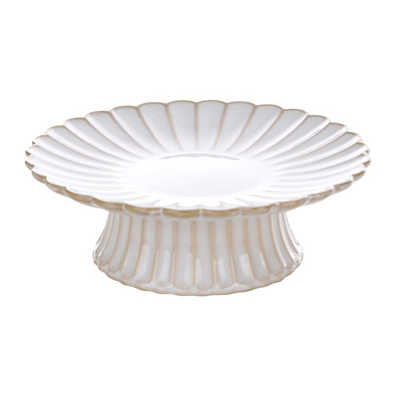 Patera ceramiczna Avril kremowa fi 18 X 6 cm – na owoce i ozdoby