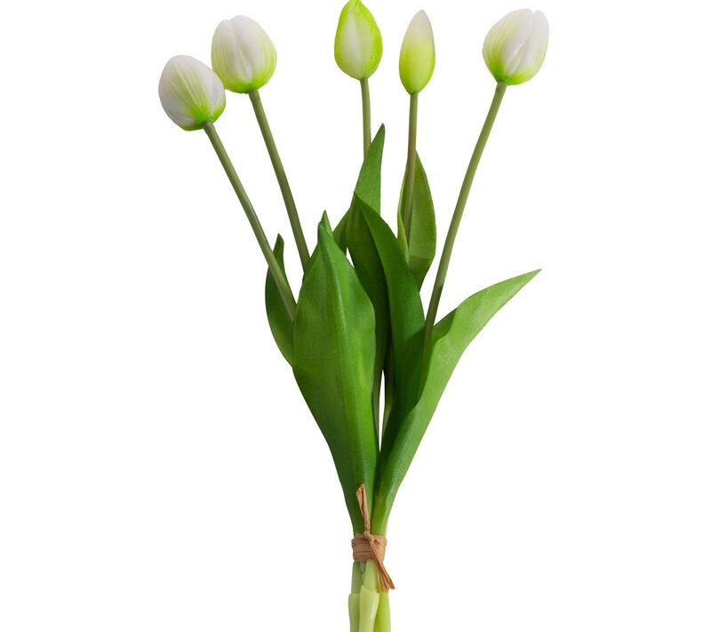 Kwiaty tulipany białe 41 cm – idealne do dekoracji