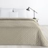 Narzuta microfibra Alara6 ciemnobeżowa 200 x 220 cm – dodaje przytulności