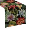 OBRUS SAONA 40 X 140 CM CZARNY
