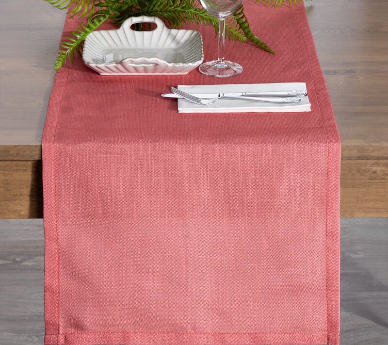 Obrus z nadrukiem SUMMER12 ceglasty 40 x 140 cm – wprowadza przytulność