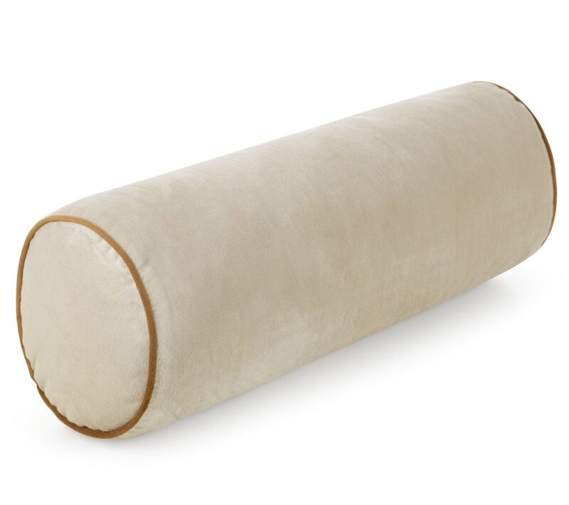 Poszewka velvet Gaja jasnobeżowa 15 x 45 cm – miękkie podparcie