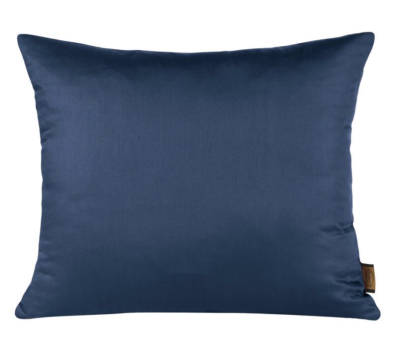 Poszewka bawełniana Nova granatowa 50 x 70 cm – dodaje blasku