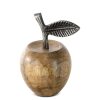 Figurka świąteczna jasnobrązowa 20 x 8 x 51 cm – drewniana dekoracja