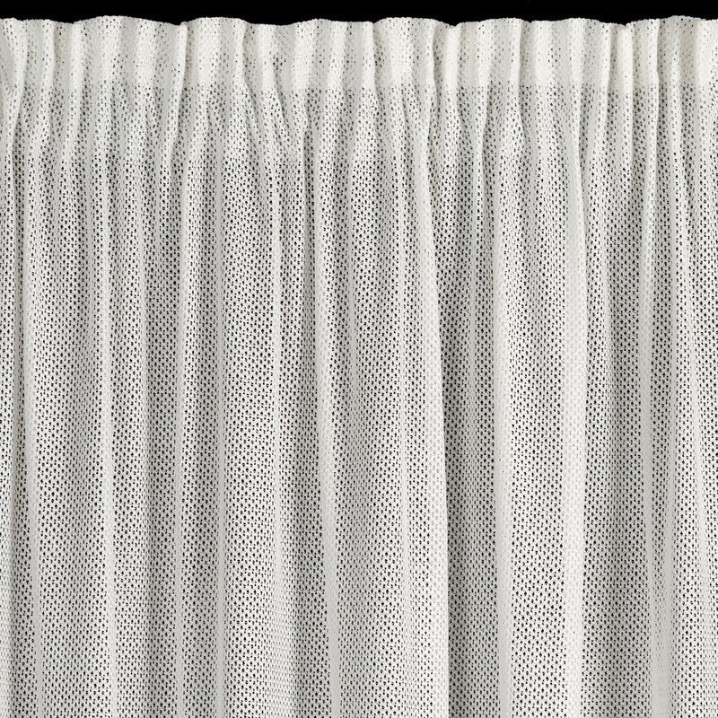 Zasłona gotowa Aleksa biała 140 x 270 cm – rozjaśnia wnętrze