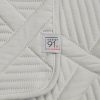 Narzuta ALARA5 srebrna 200 X 220 cm – miękka microfibra
