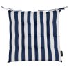 Siedzisko tarasowe granatowe pasy 40x40x5 cm – stylowy dodatek
