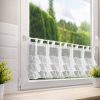 Firana gotowa Lilian biała 150 x 45 cm – rozprasza światło