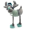 Figurka świąteczna renifer niebieski 30 x 12 x 43 cm – idealna dekoracja