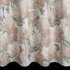 Zasłona gotowa kwiatowa naturalna 140 x 250 cm – rozjaśnia wnętrze