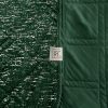 Narzuta welurowa D91 Luiz zielona 170 x 210 cm – wprowadza blask
