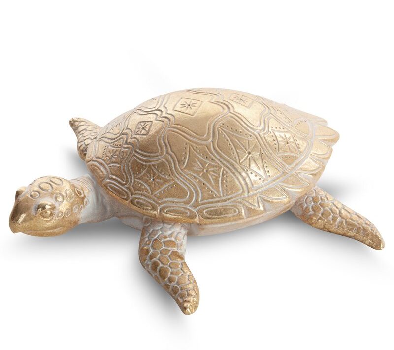 Figurka ceramiczna Eli złota 19 x 18 x 6 cm – idealna na prezent