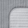 Narzuta GLORI srebrna 170 x 210 cm – doda blasku sypialni