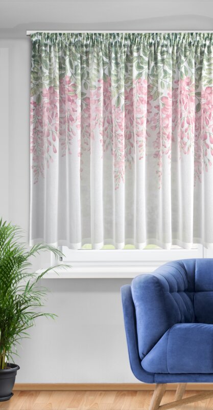 Firana gotowa Julieta biała 300 x 160 cm – rozprasza światło