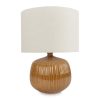 Lampa stołowa Benti jasnobrązowa 38 x 52 cm – tworzy ciepłe światło