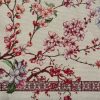 Obrus gobelinowy kwitnące gałązki naturalny 140x180 – ozdoba stołu na co dzień