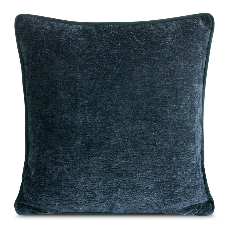 Poszewka szenil Klara 01 granatowa 45 x 45 cm – doda przytulności