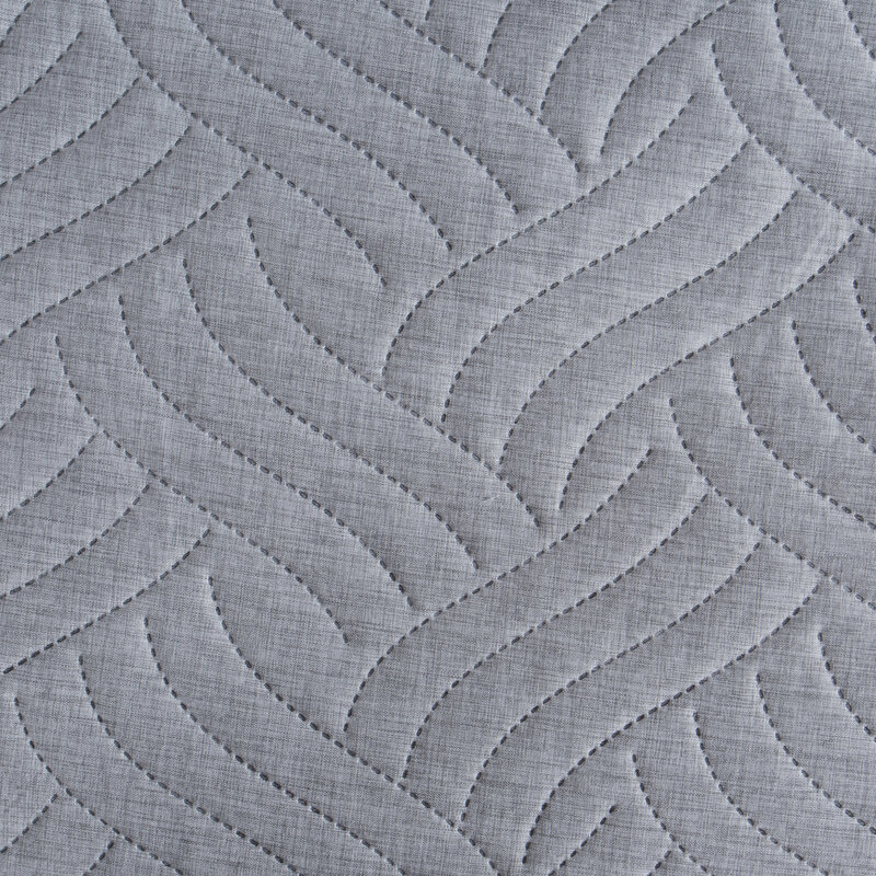 Narzuta na łóżko srebrna 170 x 210 cm – doda szyku sypialni