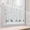 Zasłona świąteczna Boże Narodzenie biała 60x150 cm – gotowa do zawieszenia